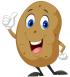 Smiley potato face cartoon pic